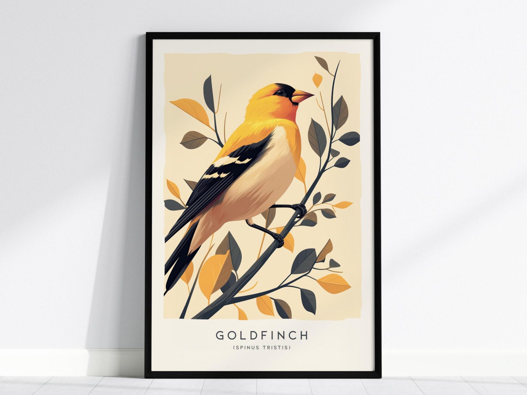 Goldfinch Modern Framed Wall Art