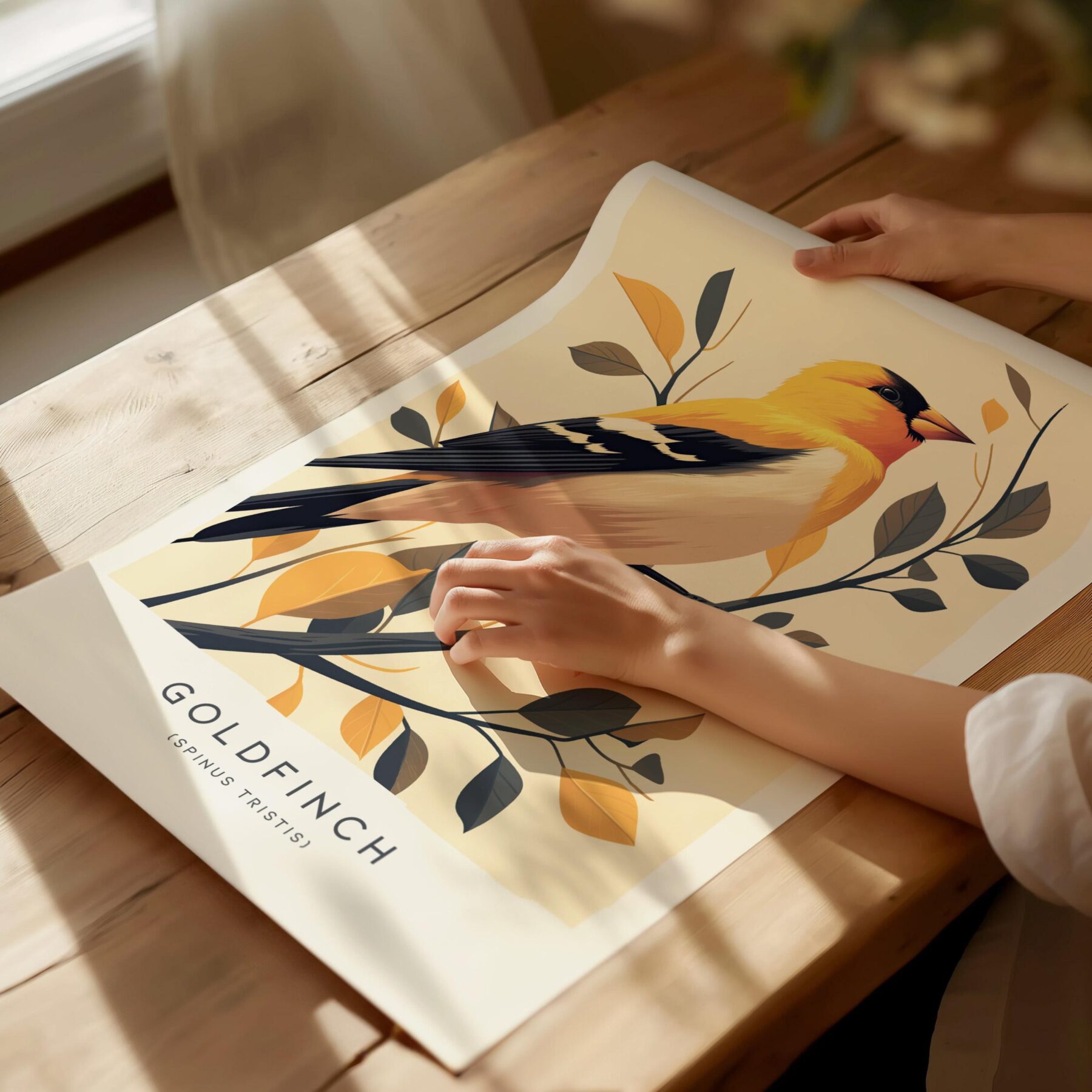 Goldfinch Modern Framed Wall Art - Image 5