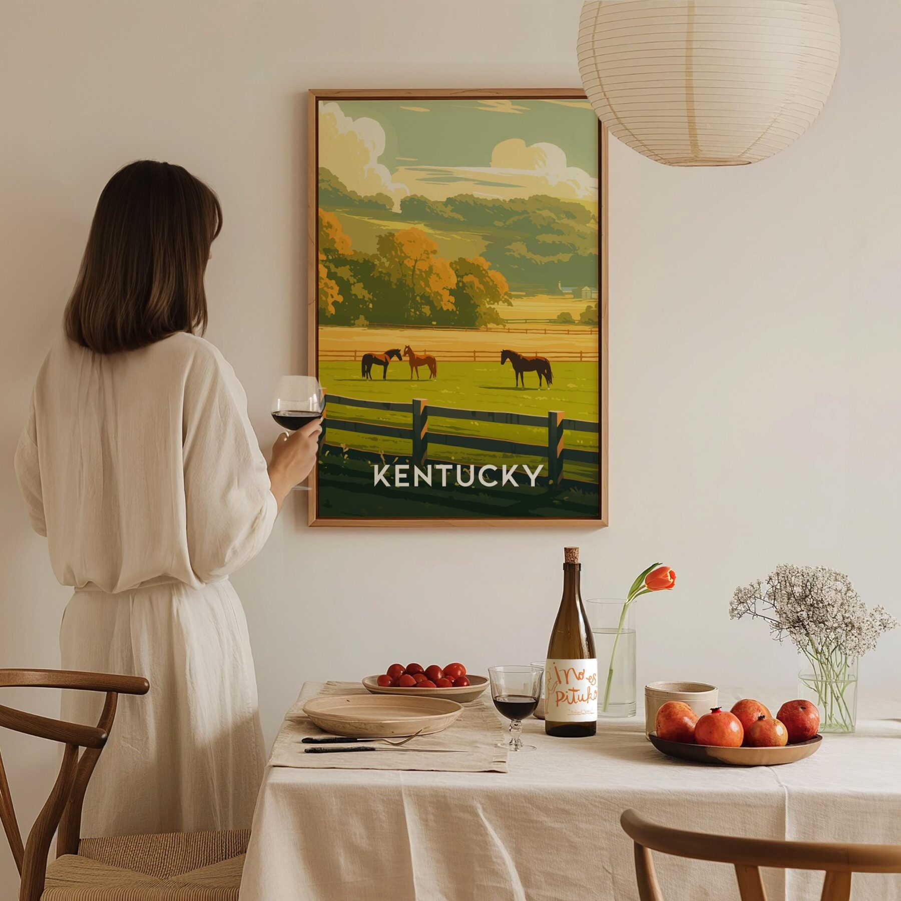 Kentucky State Pasture Poster - Image 3